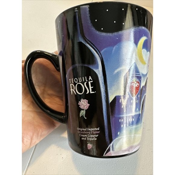 Coffee Cup Mug TEQUILA ROSE Strawberry Cream Liquor  Tequila  Pour Pink  4.75” T - Picture 11 of 12